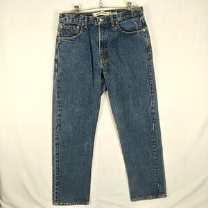 Vtg Levis 505 Regular Fit Acid Wash Men 34x30 Medium Blue Zip Fly 5 Pocket